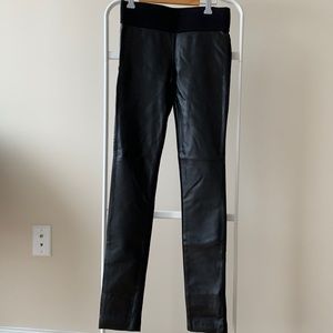 CLUB MONACO faux leather leggings.